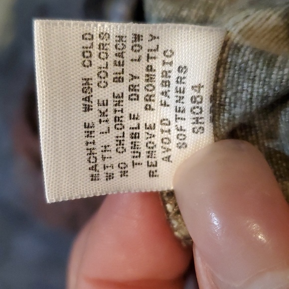 Womens Aztec Southwestern Green Brown Blue Red Flannel Pullover  Shirt Size XL - Picture 8 of 8